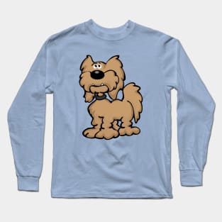 Labradoodle Dog Cartoon Long Sleeve T-Shirt